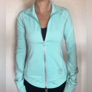 XS Gilly Hicks Mint Athletic Full Zip Up Jacket